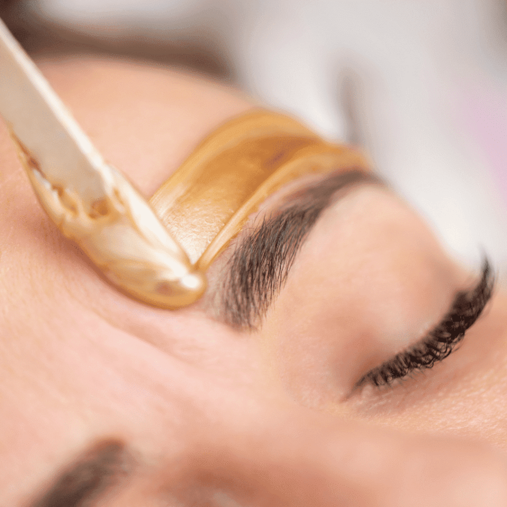 Brow waxing and facial hair removal at Facial SPA in Hummelstown.