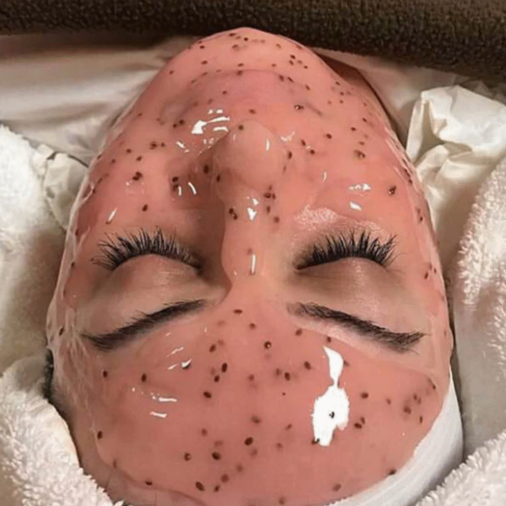 Hydro-Jelly Mask facial treatment at Facial SPA in Hummelstown for hydration and glow.