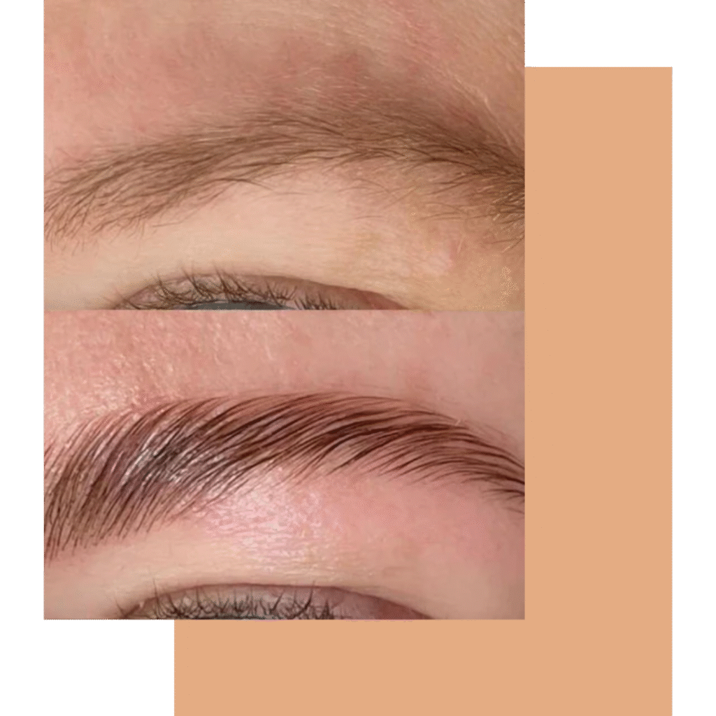 Brow lamination at Pelle Sana Facial Spa in Hummelstown for fuller, polished, and uniform brows.